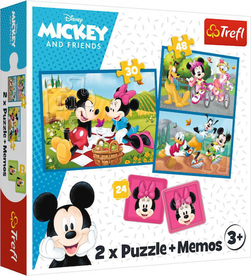 Puzzle pentru Copii Mickey and Friends pentru 3+ Ani 78buc Trefl