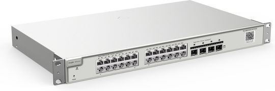 Ruijie RG-NBS3200-24GT4XS Managed L2 Switch with 24 Gigabit (1Gbps) Ethernet Ports and 4 SFP Ports