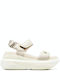 Women's Flat Sandals Beige BA3045EX014 S1858