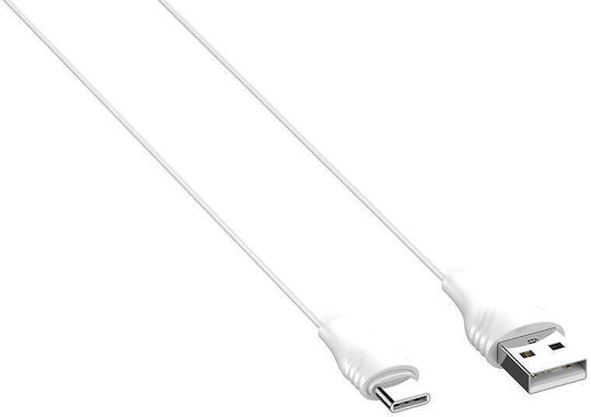 Ldnio LS550 Cablu USB 2.0 USB-C Masculin - USB-A Alb 0,2 m