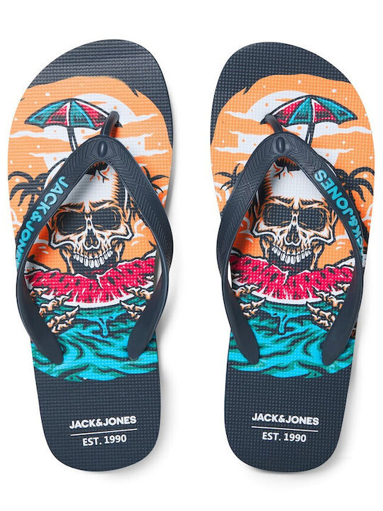 Jack & Jones Șlapi pentru copii Flip Flops Albastru marin