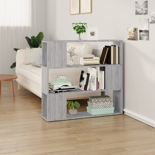 Bibliothek Grau 100x24x94cm