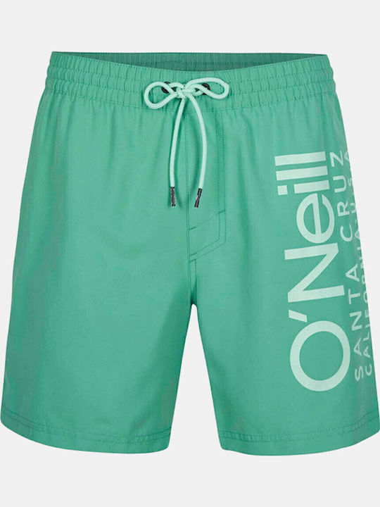 O'Neill Men's Swimwear Shorts Green with Patterns