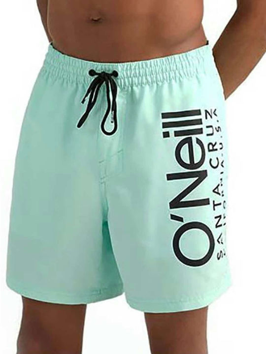 O'Neill Men's Swimwear Shorts Green with Patterns