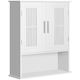 Kleankin Bathroom Cabinet L60xW20xH70cm White