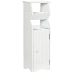 Kleankin Bathroom Cabinet L19xD15xH56cm White