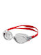 Speedo Swimming Goggles Adults with Anti-fog Lenses Red
