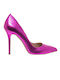 Mourtzi Leather Pointed Toe Stiletto Purple High Heels