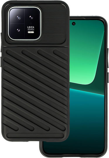 Powertech Thunder Back Cover Silicon Negru (Xiaomi 13)