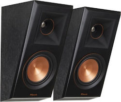 Klipsch RP-500SA II Dolby Atmos RP-500SA II Pair of Hi-Fi Speakers Wall Mounted 75W 2 No of Drivers W17.3xD28.4xH18.8cm. Black