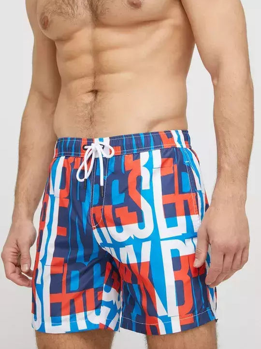 Costum De Baie Bărbați Pantaloni Scurți Multicolori Cu Modele