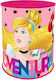 Disney Princess Children's Money Box Metal Pink 8x8x11cm