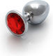Shots Πρωκτική Σφήνα Medium Silver / Ruby Red