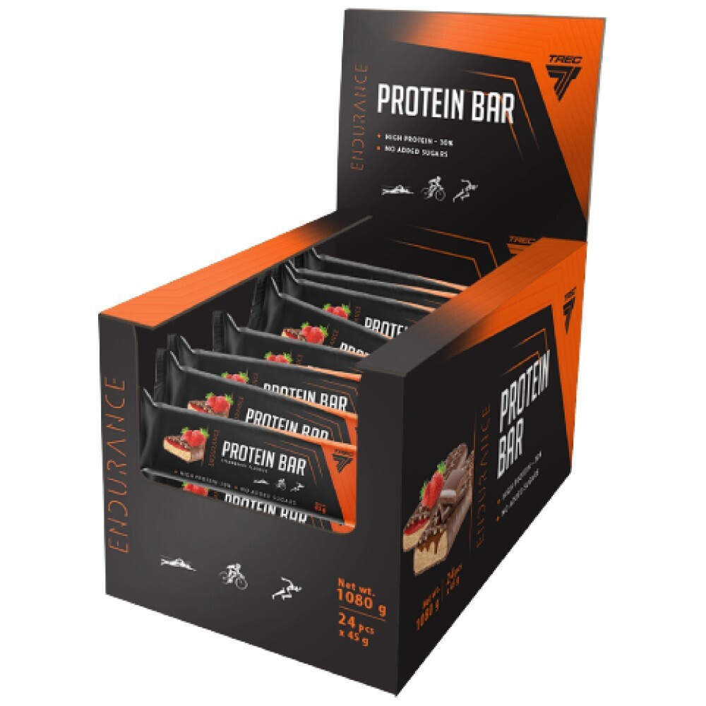 Trec Protein Bar Endurance Μπάρες με 30 Πρωτεΐνη & Γεύση Choco Brownie