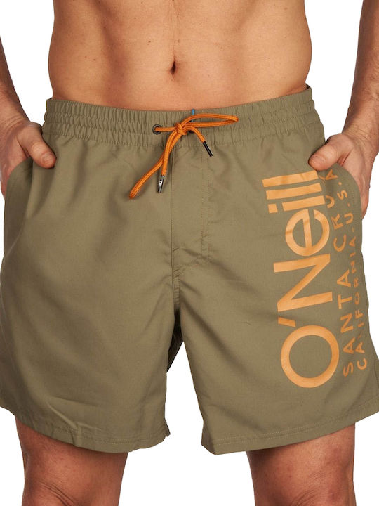 O'neill Original Cali 16" Men's Swimwear Printed Shorts Khaki