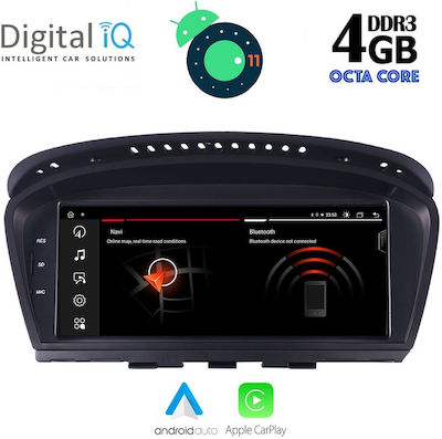 Digital IQ Car Audio System for BMW E60 / Series 3 / Series 5 / Series 7 / Series 3 (E90) / E91 / E92 2003-2008 (Bluetooth/USB/AUX/WiFi/GPS/Apple-Carplay/CD) with Touch Screen 8.8"