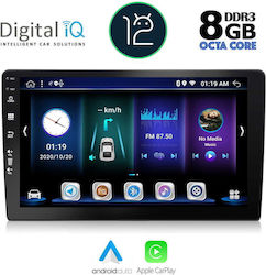 Digital IQ Car-Audiosystem für Renault Twingo 2011-2016 (Bluetooth/USB/AUX/WiFi/GPS/Apple-Carplay) mit Touchscreen 9"