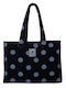 Greenwich Polo Club Fabric Beach Bag Black
