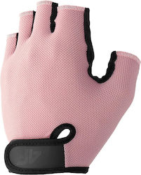 4F Halber Finger Damen Fahrradhandschuhe Rosa