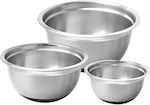 Klausberg KB 7388 Stainless Steel Mixing Bowl Set 3pcs