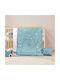 Beauty Home Bear Art 5185 Комплект Бебешки Чаршафи За Количка Памучни Петролен 120x160бр
