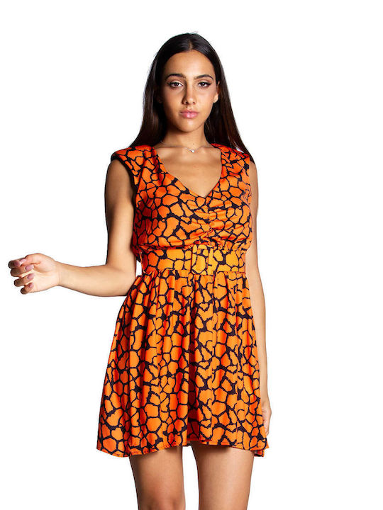 Women's Mini Dress J'aime - 14281J ORANGE 054000001601433