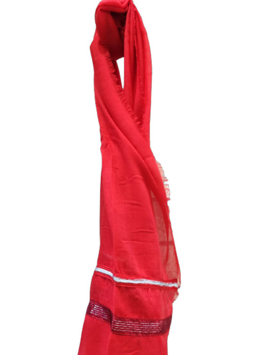 Verde 03-1657 Women's Scarf Red