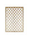 Grătar De Grădină 12x12 Din Lemn Cu Design În Grilă Romb Bej 150x180cm
