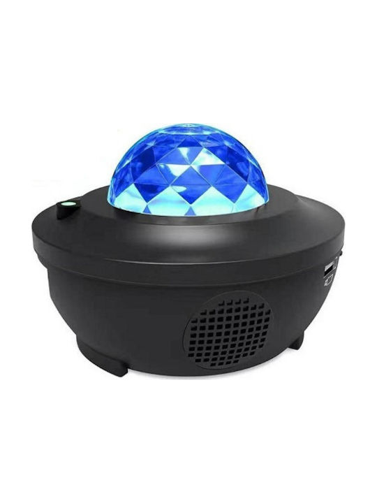 ACP LED Kinderprojektorlampe Schwarz 11x11x16εκ.