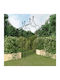 Gartenbögen aus Metall in Schwarz Farbe 120x38x260cm 2Stücke