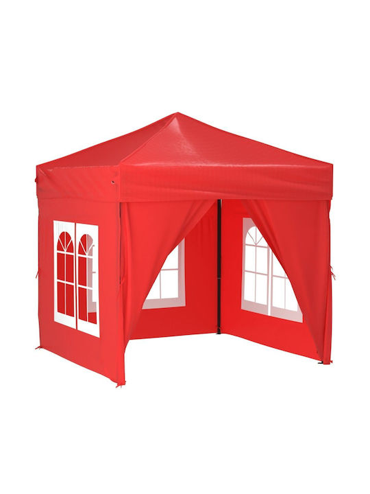 vidaXL Garden Freestanding Gazebo Red 2x2cm