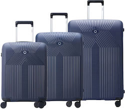 Delsey Set of Suitcases Ordener Blue Set 3pcs