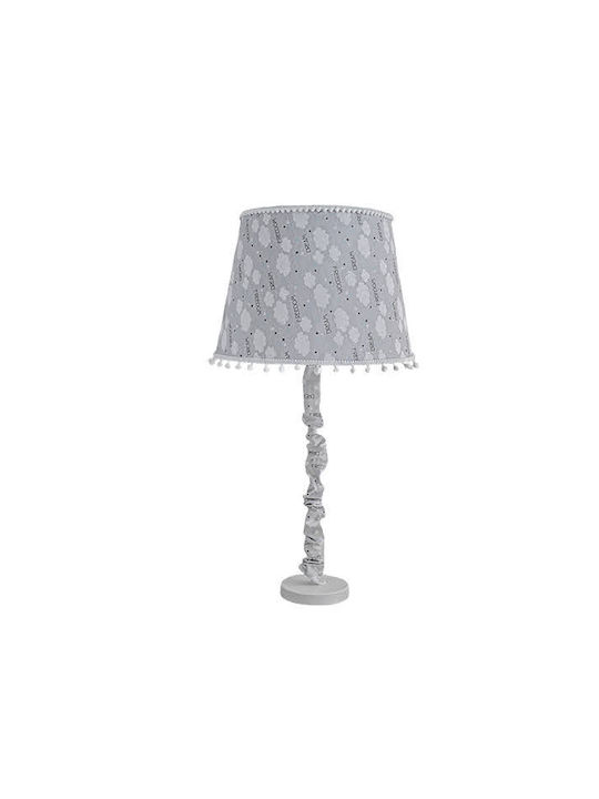 Kids Side Table Lamp Gray 35x15x10cm