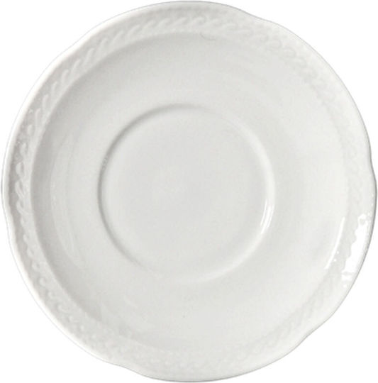 Lukanda Cup Saucer Porcelain White (6pcs)