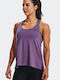 Under Armour Women's Athletic Blouse Sleeveless Purple