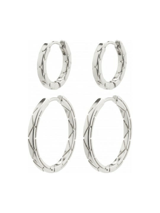 Pilgrim Set Earrings Hoops