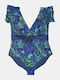 Rock Club BP1510 One-Piece Swimsuit Blue