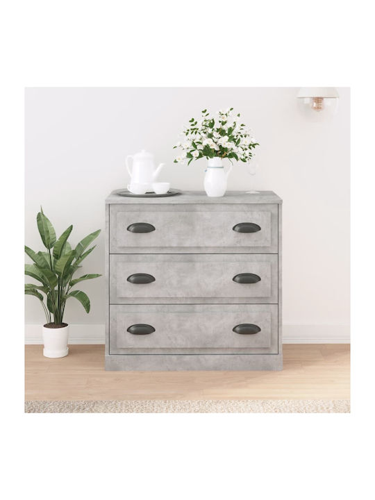 Wooden Buffet Gray L70xW35.5xH67.5cm