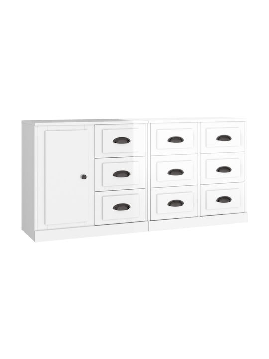 Wooden Buffet White L70xW35.5xH67.5cm