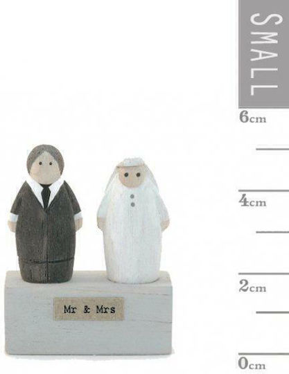 Synchronia Decorative Wooden Figure 5x4x2cm