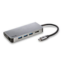 NGS Wonderdock 8 USB-C Dockingstation mit HDMI 4K PD Ethernet