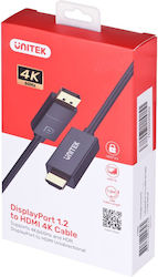 Unitek V1608A DP Male - HDMI male 1.8m