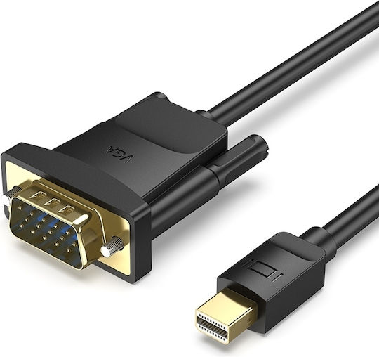Vention Кабел mini DisplayPort мъжки - VGA мъжки 1.5м Черен (HFDBG)