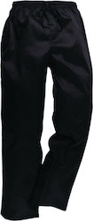Palatex Kochhose Schwarz mit Gummizug in der Taille Palatex Kochhose Schwarz mit Gummizug in der Taille