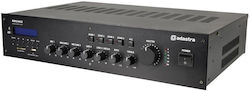 Adastra RM240D Integrated Commercial Amplifier 5 Channels 4 Zone 240W/100V Equipped with USB/FM/Bluetooth