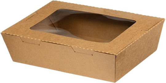 Intertan Disposable Food Paper Box Kraft 100pcs