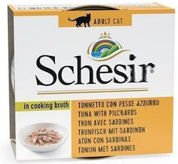 Schesir Nature for Cat Hrană umedă pentru Pisică Adultă în Poate cu Ton și Pește 70gr 55061121