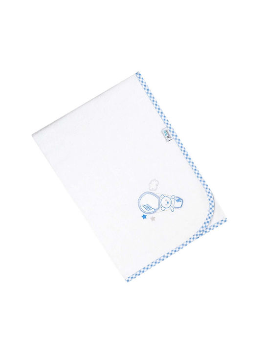 Bunny Bebe Pânză Tricou Swaddle Blanket Albastr...