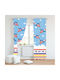 Mc Decor Kids Grommet Top Curtain Airplane Blue MCD.PKP.024 140x280cm