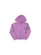 Joyce Girls Hooded Sweatshirt with Zipper Lilac